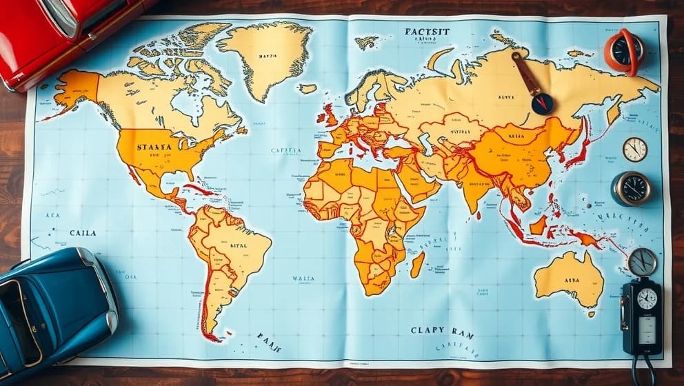 Hur många mil är det runt jorden med bil