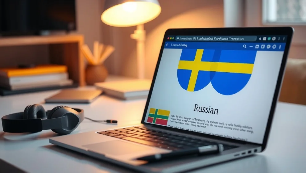 Rysk till svensk översättare med transkription