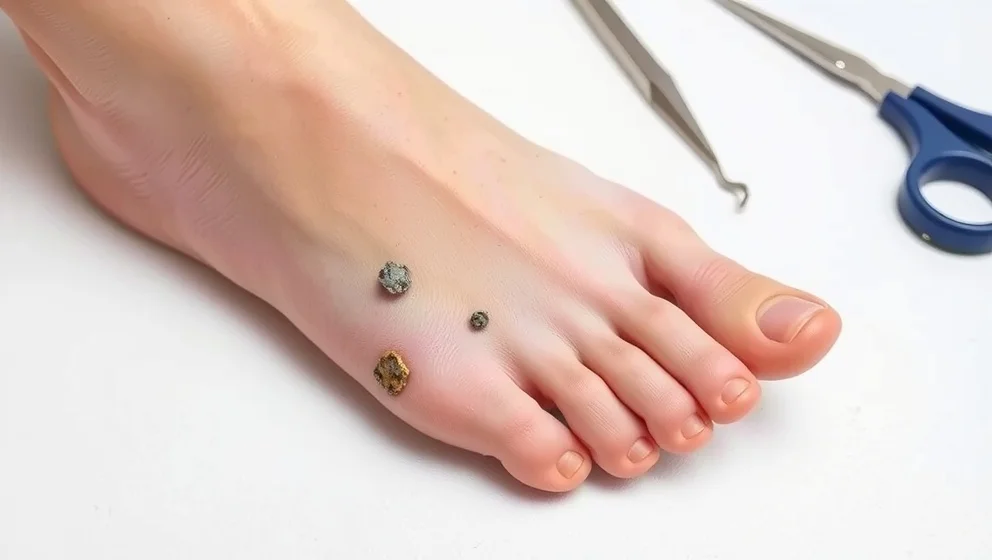 Varför försvinner aldrig fotvårtor