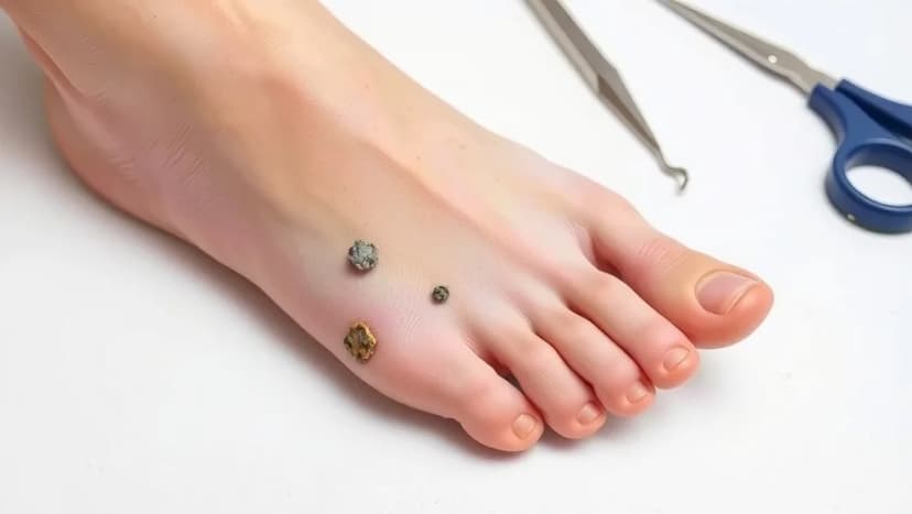 Varför försvinner aldrig fotvårtor